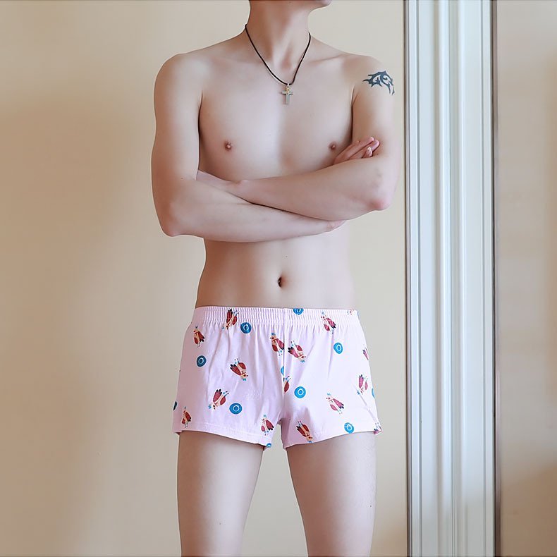 Men's Underwear Cotton Printed Boxers Loose Comfortable Personality Boxers - Image 6