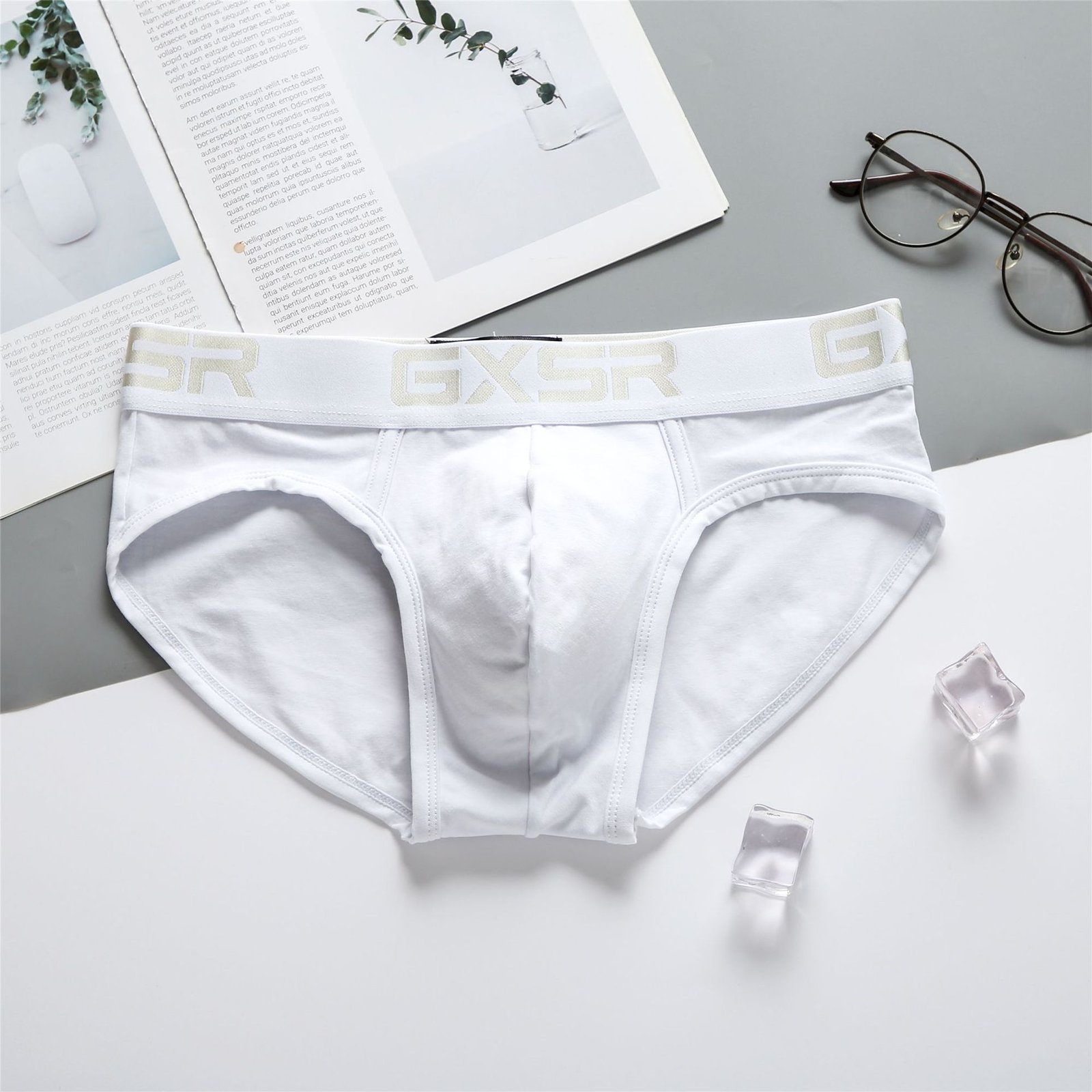 New Men's Purified Cotton Underwear Low Waist Sexy Breathable Comfortable Solid Color - Image 6