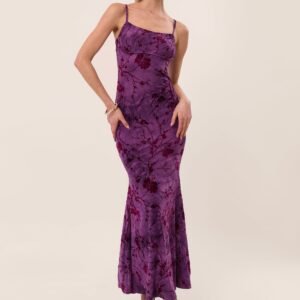 Women's Fashionable And Elegant Floral Long Dress