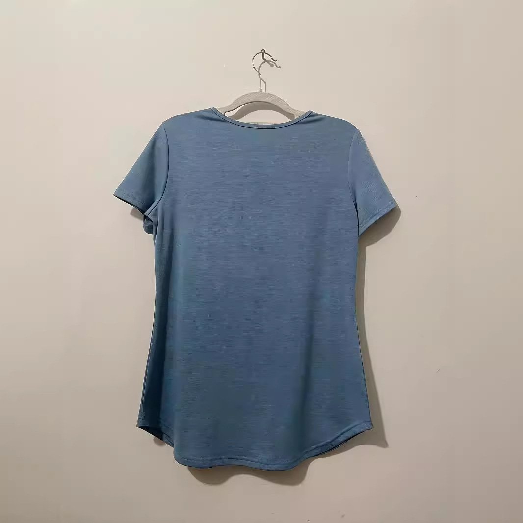 Women's Short-sleeved Lace Patchwork Ruffled Short-sleeved T-shirt - Image 3