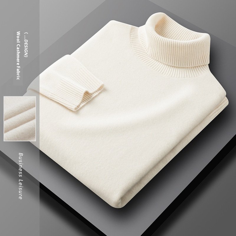 Cashmere Sweater Pullover Thick Sweater For Men - Image 2