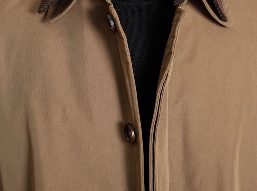 Retro Down Mid-length Trench Coat - Image 2