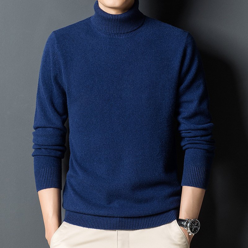 Cashmere Sweater Pullover Thick Sweater For Men - Image 10