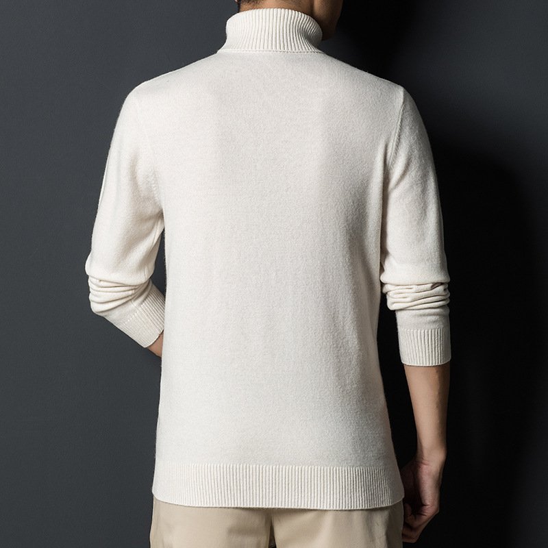 Cashmere Sweater Pullover Thick Sweater For Men - Image 3