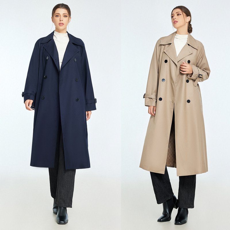 Trench Autumn And Winter Women's Mid-length High-grade Sense Petite Coats - Image 2