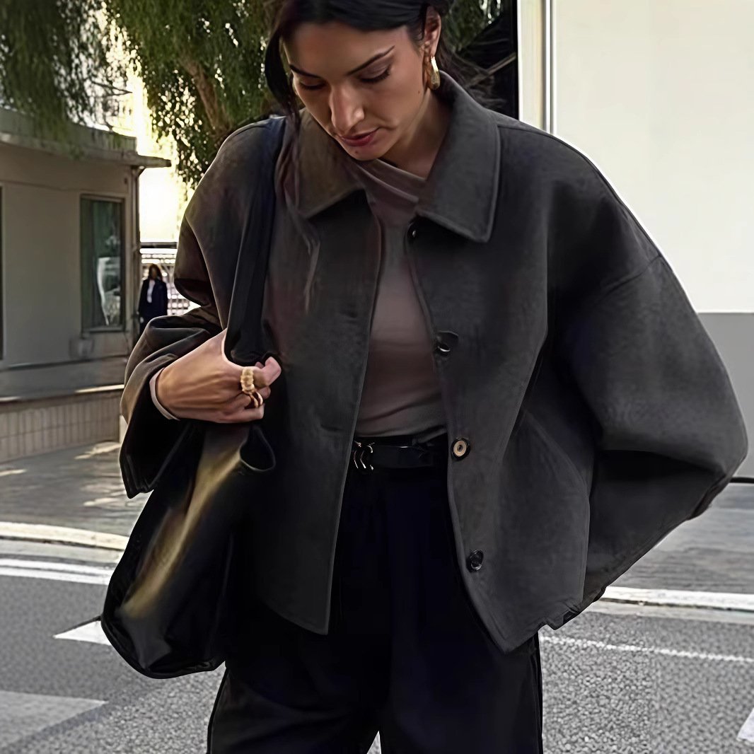 New Women's Fashion Lapel Single-breasted Jacket - Image 4