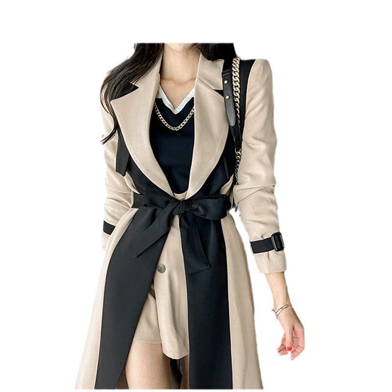 Fashionable Autumn Women's Long Trench Coat - Image 5