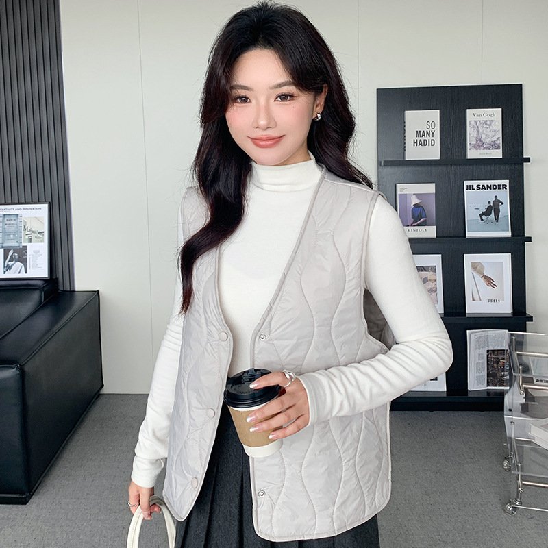 Loose Ultra-thin Women's Outer And Inner Wear Vest - Image 5