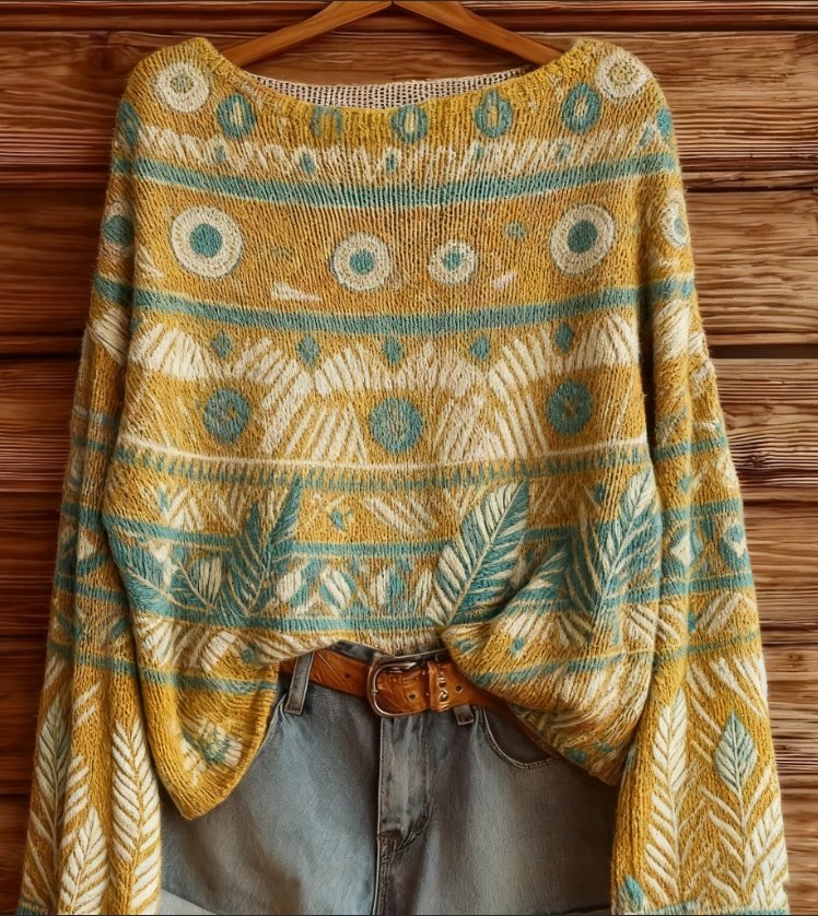 Lady Retro Style Long Sleeve - Image 5