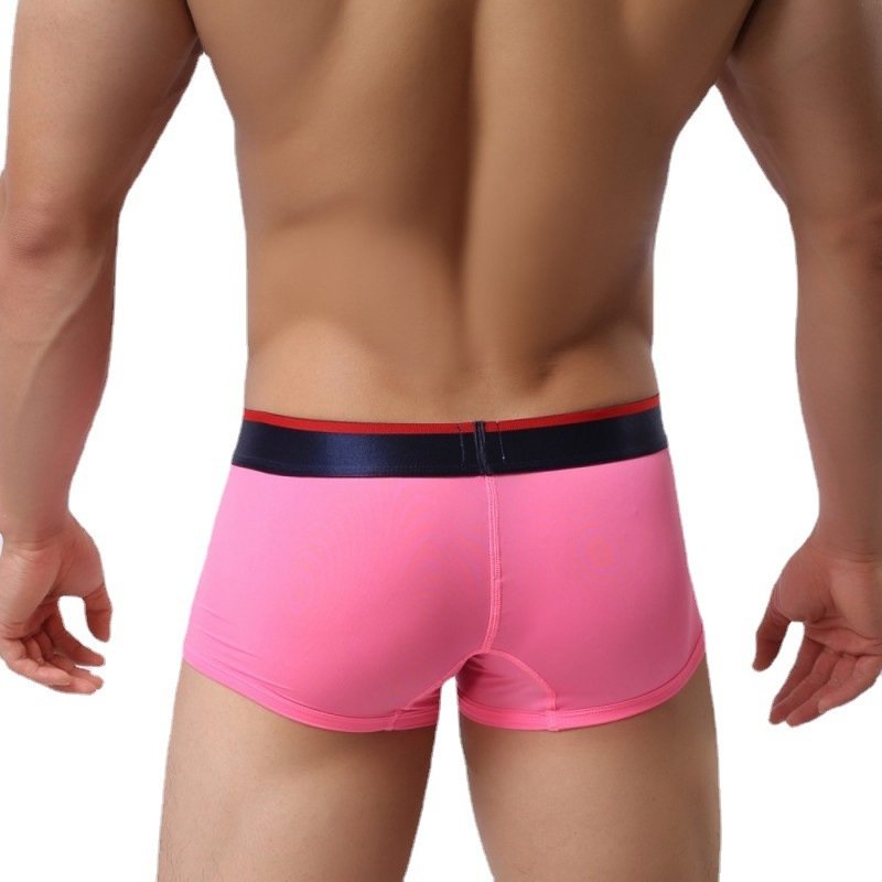 Ice Silk Men's New Boxers Ultra-thin Fashion Transparent - Image 5