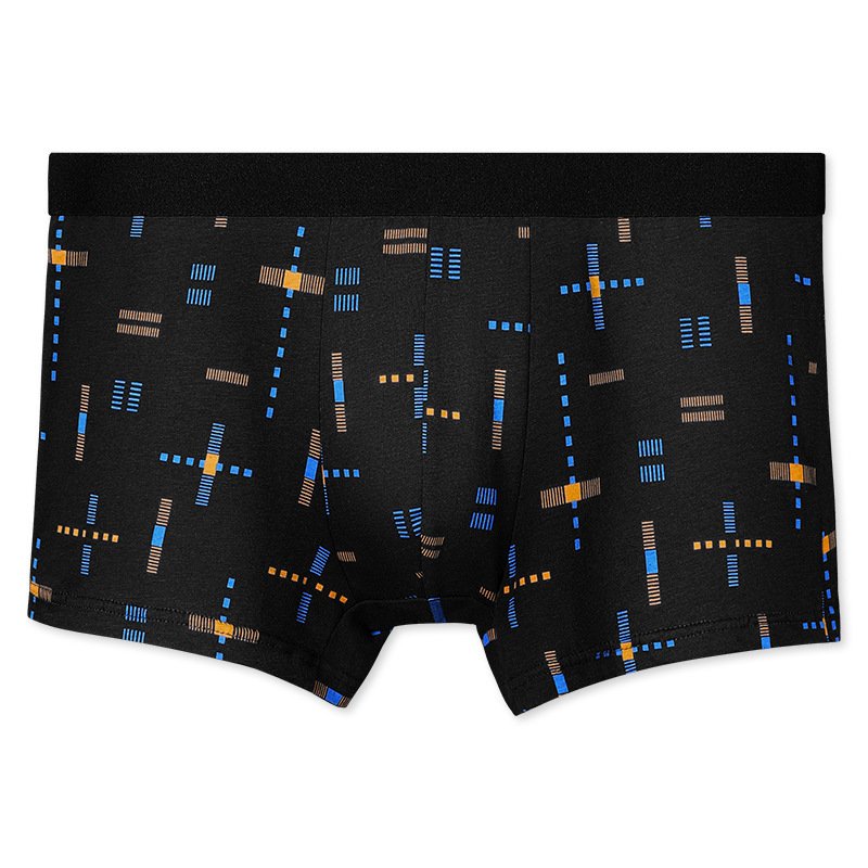 Breathable Printed Summer Thin Plus Size Men's Cotton Antibacterial Boxers Shorts - Image 2