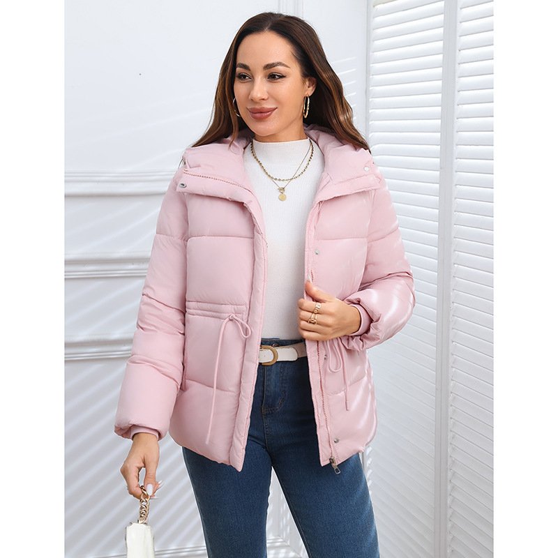 Women Puffer Coat Cotton-padded Jacket Cotton-padded - Image 3