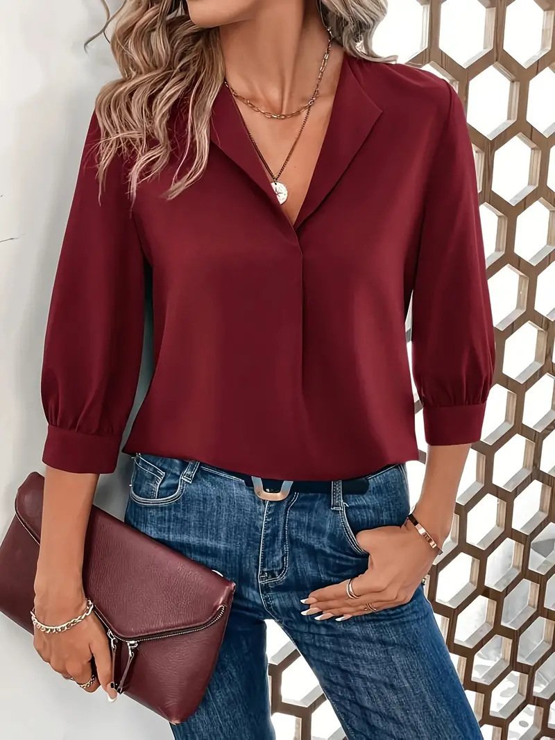 Women's Fashion Loose-fitting Long Sleeves Shirt - Image 7