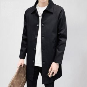 Men's Casual Loose Mid-length Coat