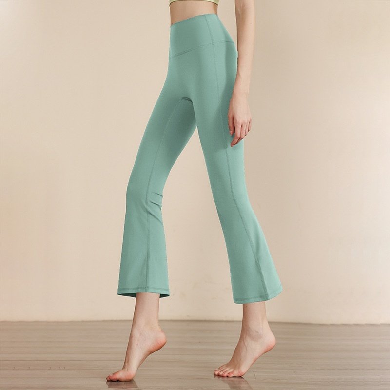 Wide Leg Yoga Pants Women's High Waist Stretch Fitness - Image 3