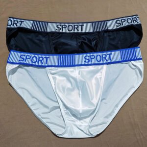 Ice Silk Men's Underwear High Slit Triangle Close-fitting Shorts