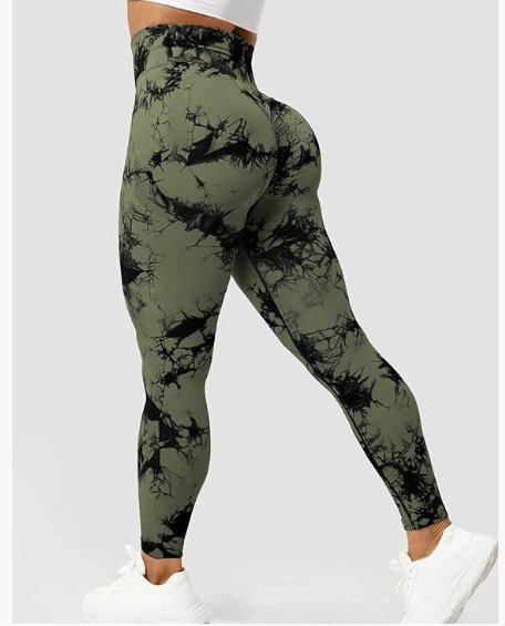 Smoke Series 2 Printed Sports Leggings Fitness Pants - Image 6