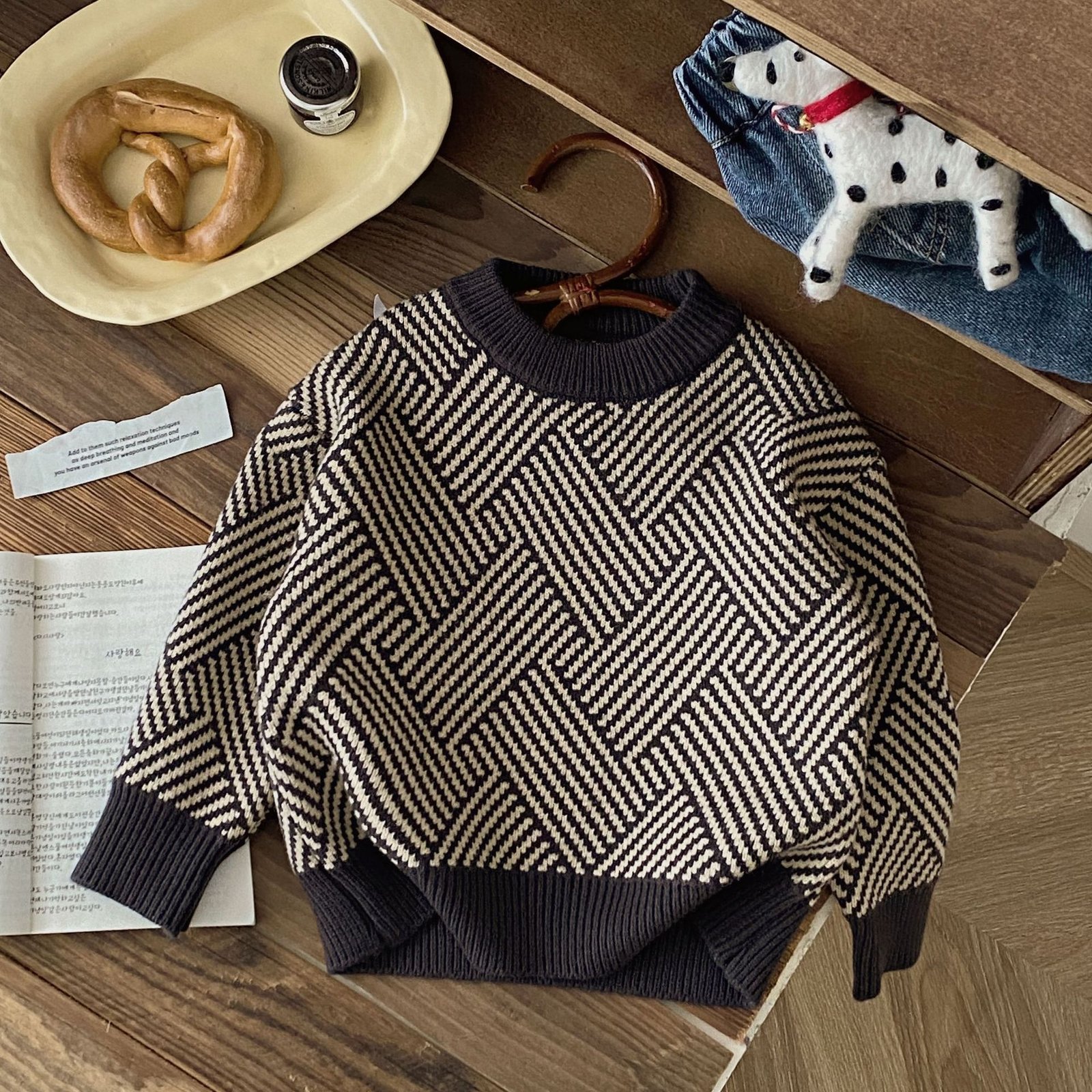 Autumn And Winter New Korean Style Thick Pullover Sweater - Image 4