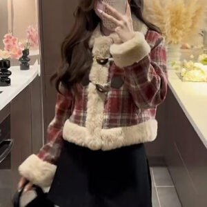 Women's Christmas French Coat All-matching