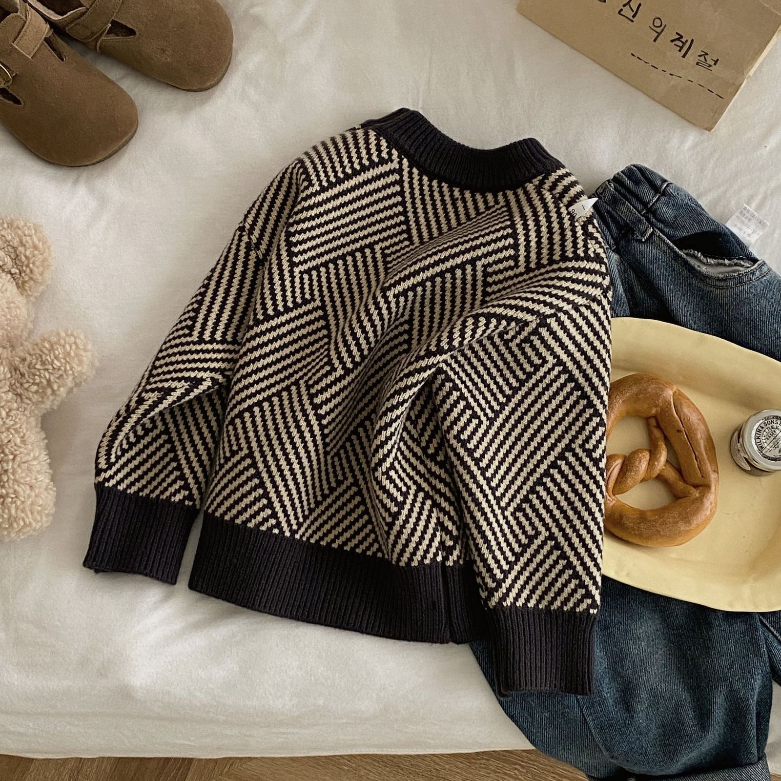 Autumn And Winter New Korean Style Thick Pullover Sweater - Image 3