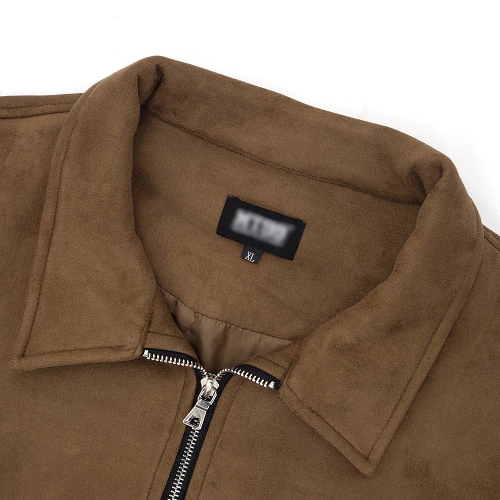 Men's Loose Embroidered Letters American Retro Jacket - Image 4