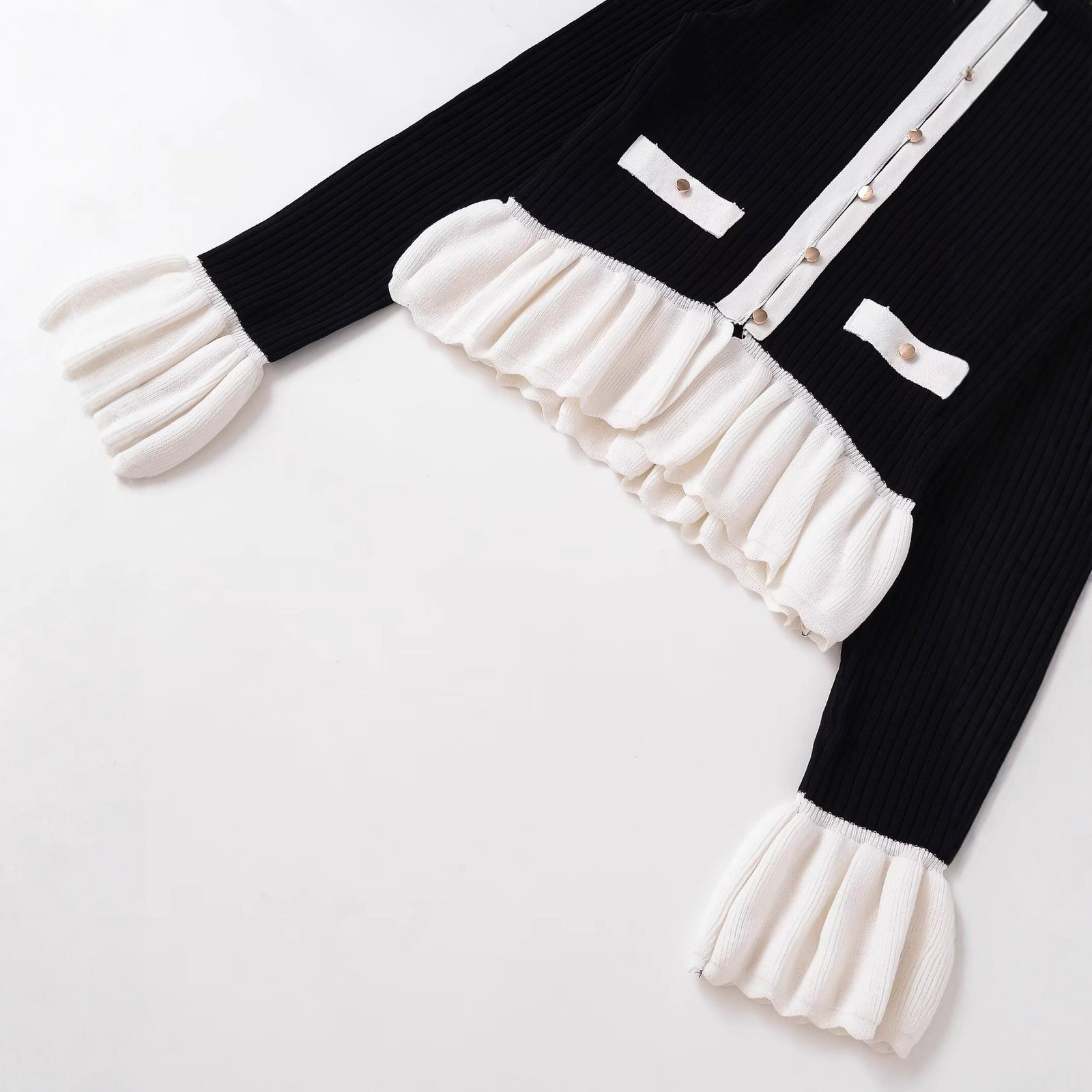 Women's Fashion Casual Simple Stitching Coat - Image 4