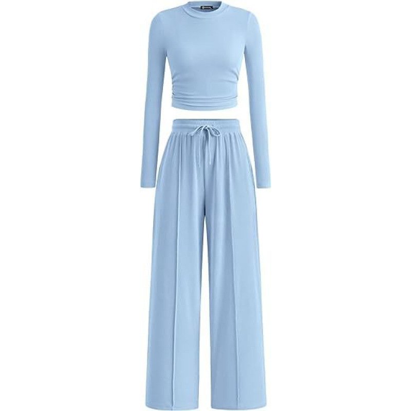 Casual Suit Long Sleeve Top Pants - Image 4