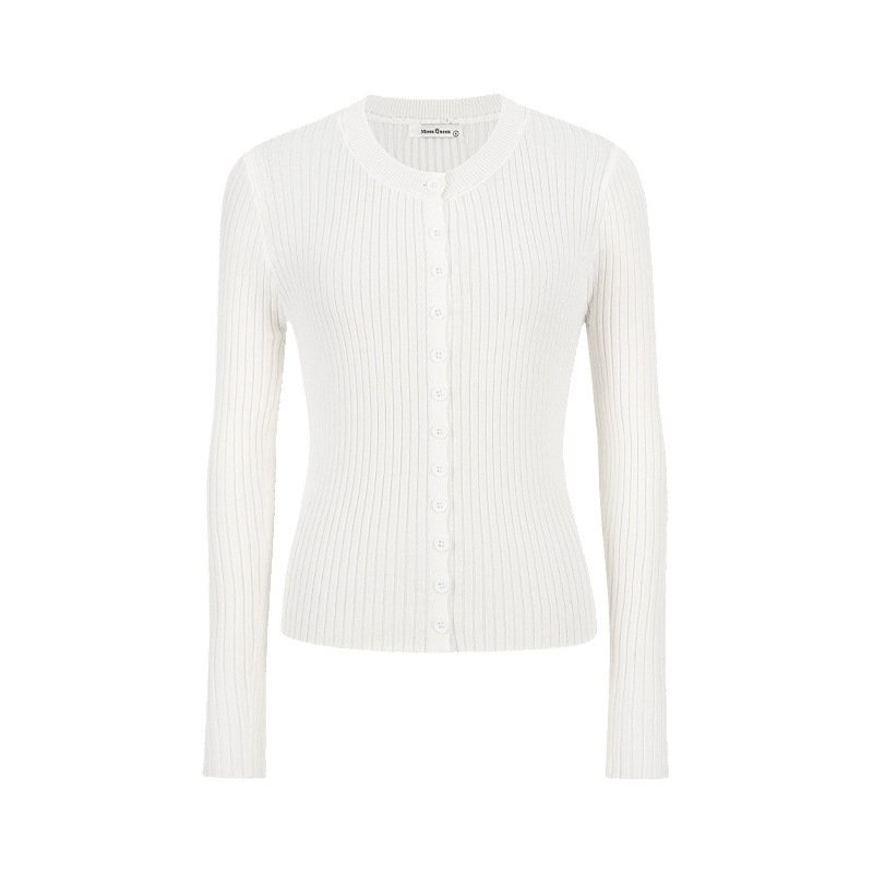 Casual Women's Single-breasted Knitted Cardigan Jacket Inner Vest - Image 6