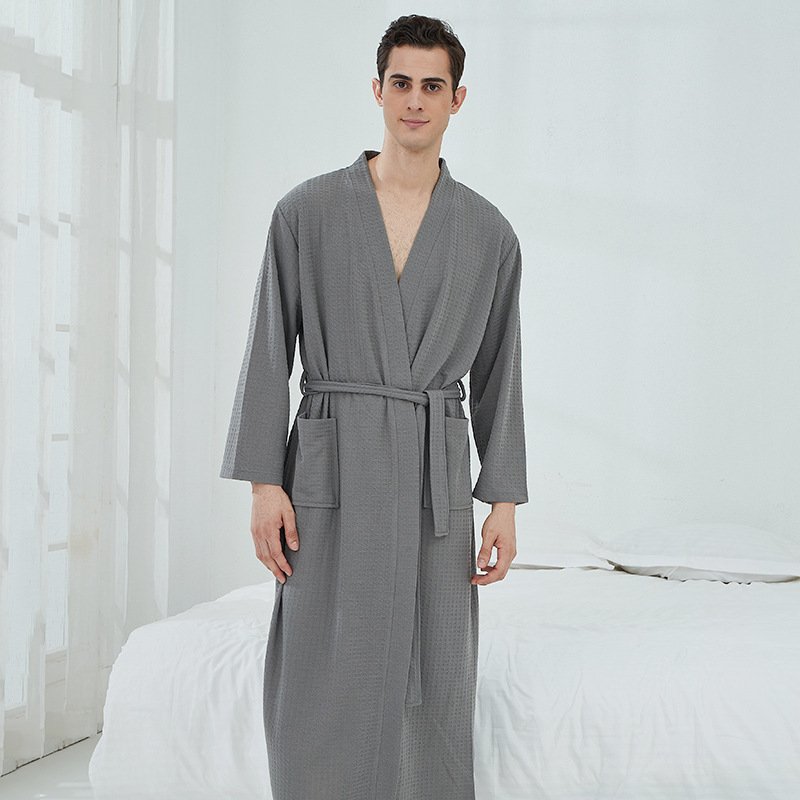 Couple Robes Sleepwear Women Men Loungewear Bathrobe - Image 8