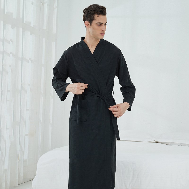 Couple Robes Sleepwear Women Men Loungewear Bathrobe - Image 7